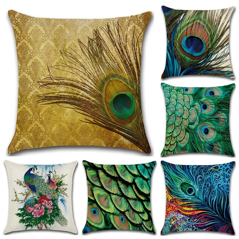 Peacock Feather Printed Throw Pillowcasese Cushion Cover Car Sofa Home Decor Capa De Almofadas 2018 New Year Gifts Wholesale
Peacock Feather Printed Throw Pillowcasese Cushion Cover Car Sofa Home Decor Capa De Almofadas 2018 New Year Gifts Wholesale