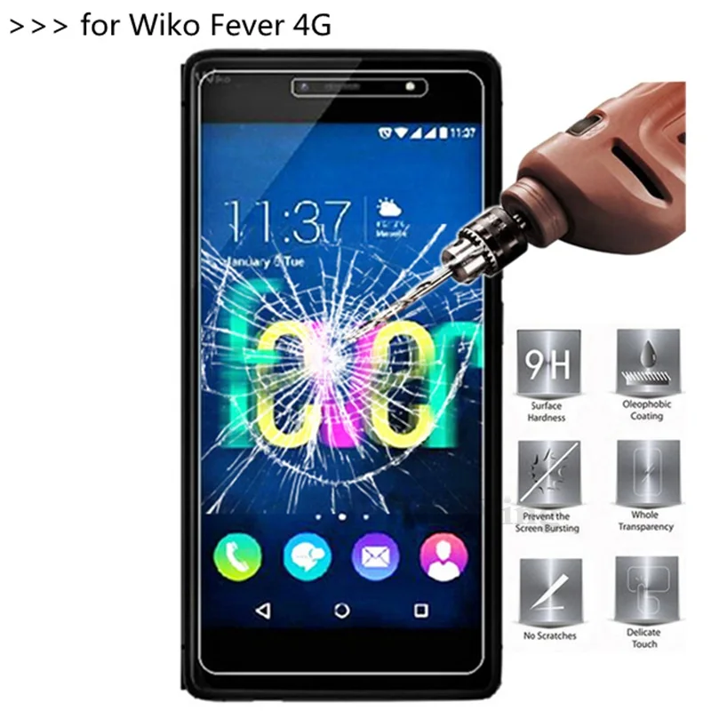 TaiRuiXing 2.5D 0.26mm 9H Tempered Glass Screen Protector For Wiko Fever 4G Toughened Protective Film For WIKO FEVER 4G *
TaiRuiXing 2.5D 0.26mm 9H Tempered Glass Screen Protector For Wiko Fever 4G Toughened Protective Film For WIKO FEVER 4G *