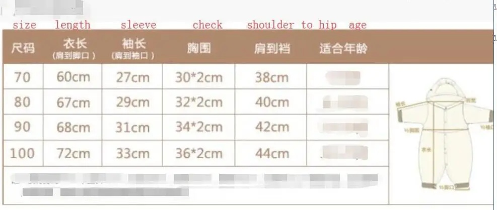1115 size chart1