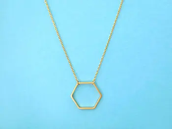 10PCS Geometric Hexagon Necklace Open Line Hive Sexangle honeycomb Pendant Chain Necklaces Women Sister Ladies Collar Jewelry
10PCS Geometric Hexagon Necklace Open Line Hive Sexangle honeycomb Pendant Chain Necklaces Women Sister Ladies Collar Jewelry