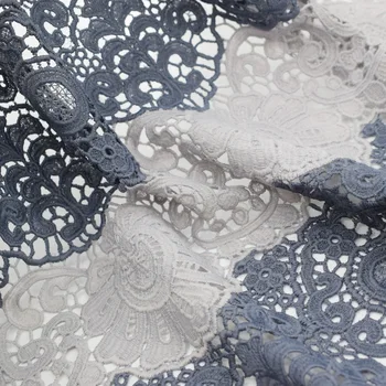 3yards Gray wave edge embroidery double color water soluble lace fabric for dress telas tissu au metre tecido tela shabby chic
3yards Gray wave edge embroidery double color water soluble lace fabric for dress telas tissu au metre tecido tela shabby chic