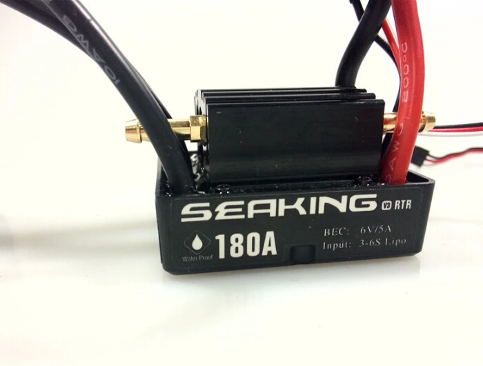 Hobbywing 180A water cooled ESC SeaKing-180A-V3 SeaKing 180A V3 brushless ESC for RC boat RTR version
Hobbywing 180A water cooled ESC SeaKing-180A-V3 SeaKing 180A V3 brushless ESC for RC boat RTR version