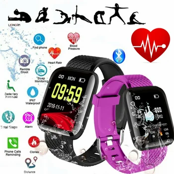 Smart Health Bracelet Men Woman Sport Wristband Elderly Anti-lost 115 Blood Pressure Heart Rate IOS Android Smartwatch 116 Plus
Smart Health Bracelet Men Woman Sport Wristband Elderly Anti-lost 115 Blood Pressure Heart Rate IOS Android Smartwatch 116 Plus