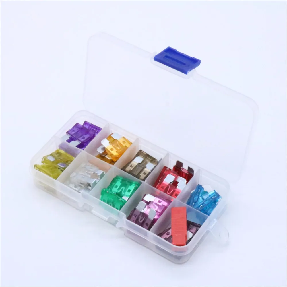 50Pcs Mix Assorted Car Motorcycle Truck Blade Fuse Set Kit 3A 5A 10A 15A 20A 25A 30A 35A 40A
50Pcs Mix Assorted Car Motorcycle Truck Blade Fuse Set Kit 3A 5A 10A 15A 20A 25A 30A 35A 40A