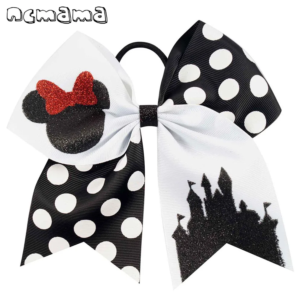 ncmama 7" Boutique Printed Glitter Cheer Bows Cartoon Hair Band for Girls Elastic Hair Rope Dot Bows Party Kids Hair Accessories
ncmama 7" Boutique Printed Glitter Cheer Bows Cartoon Hair Band for Girls Elastic Hair Rope Dot Bows Party Kids Hair Accessories