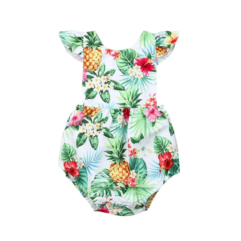 Summer Newborn Girls Clothes Bodysuit Sleeveless Pineapple Floral Print One Piece Jumpsuit Outfits Baby Clothing Girls Sunsuit
Summer Newborn Girls Clothes Bodysuit Sleeveless Pineapple Floral Print One Piece Jumpsuit Outfits Baby Clothing Girls Sunsuit