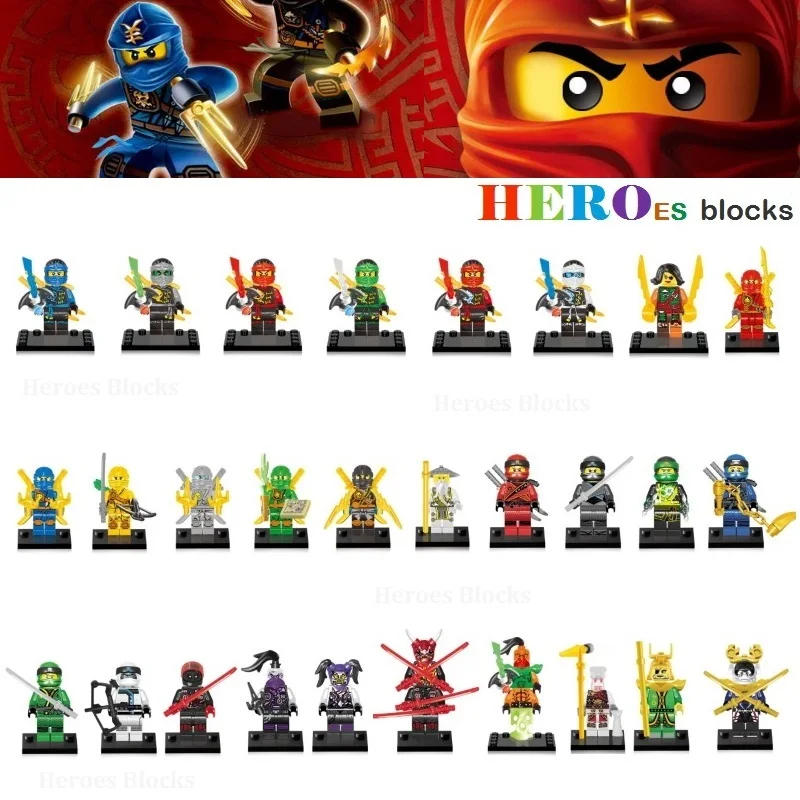 1pc Ninjaed Model Mini Building Blocks action Figure Bricks Toys kids gifts Compatible Legoed Kai Jay Lloyd Skylor Zane Cole Nya 
1pc Ninjaed Model Mini Building Blocks action Figure Bricks Toys kids gifts Compatible Legoed Kai Jay Lloyd Skylor Zane Cole Nya