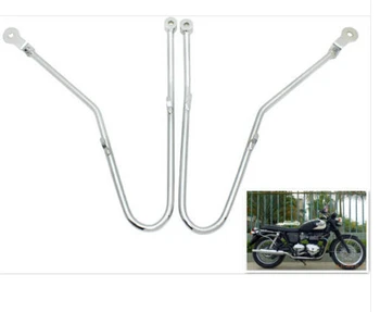 Motorcycle Chrome Metal Saddlebag Support Guard Bars Pannier Rail For Triumph Bonneville T100 / SE T100 2006-2014
Motorcycle Chrome Metal Saddlebag Support Guard Bars Pannier Rail For Triumph Bonneville T100 / SE T100 2006-2014