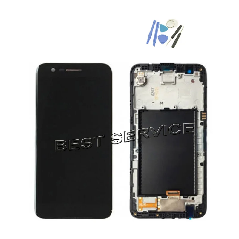 ЖК-экран для LG k10 2017 M250 M250N M250E M250DS дисплей с сенсорным дигитайзером рамка в сборе