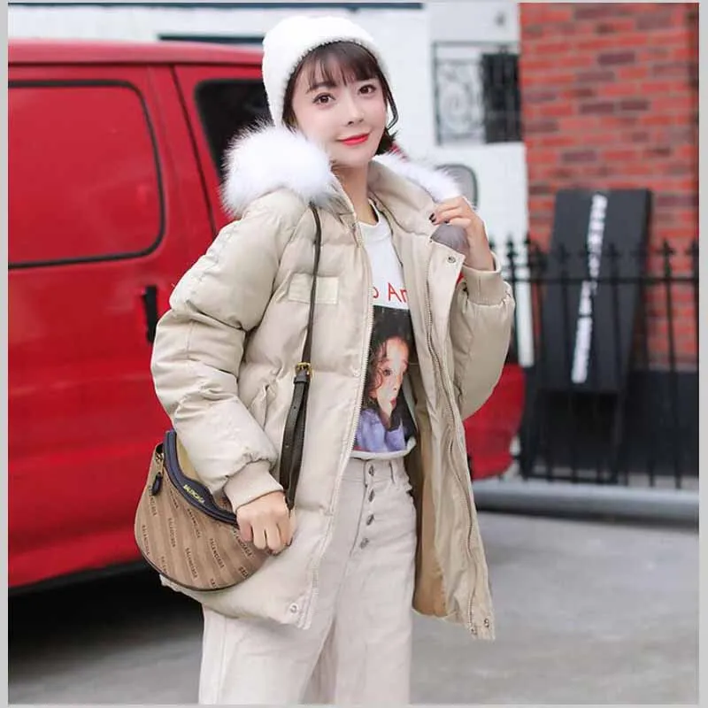 Coat women's tide section winter women's bread clothing students winter cotton coat jacket cotton jacket Thick Warm Down Parka
Coat women's tide section winter women's bread clothing students winter cotton coat jacket cotton jacket Thick Warm Down Parka