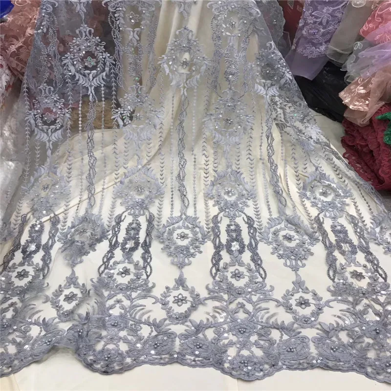 HFX Beads Swiss Indian Embroidered African Net Lace French Shiny Glitter Tulle Lace Fabric Material Nigerian Lace Fabric X1178-1
HFX Beads Swiss Indian Embroidered African Net Lace French Shiny Glitter Tulle Lace Fabric Material Nigerian Lace Fabric X1178-1