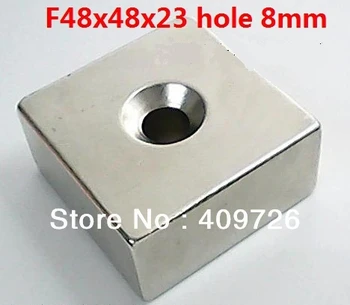 Free Shipping craft super strong rare earth Powerful N50 NdFeB magnet Neodymium permanent Magnets F48x48x23mm hole 8mm
Free Shipping craft super strong rare earth Powerful N50 NdFeB magnet Neodymium permanent Magnets F48x48x23mm hole 8mm