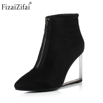 women real genuine leather wedge shoes sexy brand fashion see through heels fashion zipper sexy pumps shoes size 33-41 R08697
women real genuine leather wedge shoes sexy brand fashion see through heels fashion zipper sexy pumps shoes size 33-41 R08697