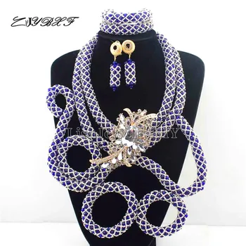 Royal Blue African Beads Jewelry Sets Nigerian Wedding Jewelry Sets Full Beads Indian Bridal Jewelry Sets Hot L1074
Royal Blue African Beads Jewelry Sets Nigerian Wedding Jewelry Sets Full Beads Indian Bridal Jewelry Sets Hot L1074