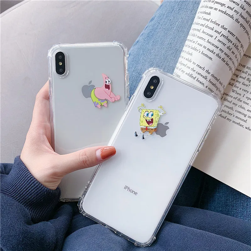 Spongebob Squarepants Patrick Star Soft Clear Phone Case For iPhone XS MAX X XR Silicone Back Cover For 7 8 Plus 6 6S cover
Spongebob Squarepants Patrick Star Soft Clear Phone Case For iPhone XS MAX X XR Silicone Back Cover For 7 8 Plus 6 6S cover