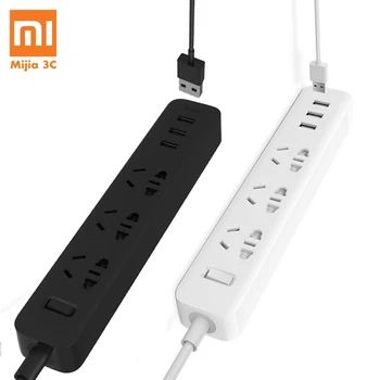 Original Xiaomi Smart Home Electronic Power Strip Socket Fast Charging 3 USB + 3 Sockets Standard Plug Interface Extension EU UK
Original Xiaomi Smart Home Electronic Power Strip Socket Fast Charging 3 USB + 3 Sockets Standard Plug Interface Extension EU UK