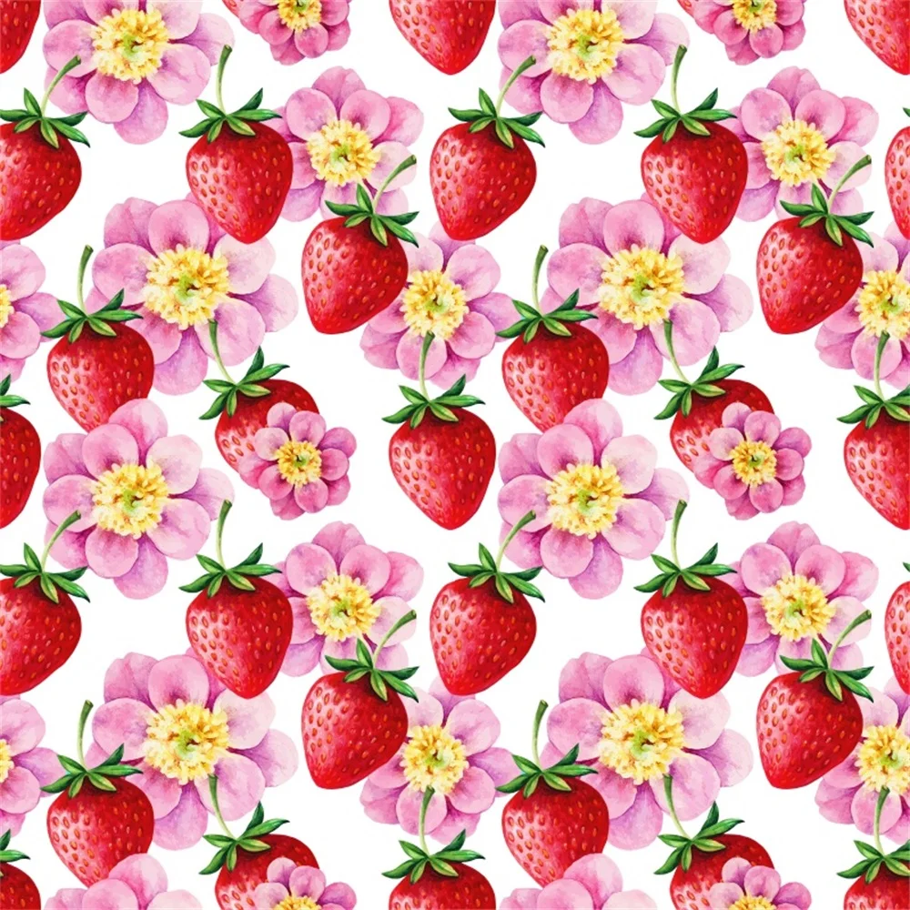 Laeacco Strawberry Flowers Seamless Pattern Baby Photographic Backgrounds Customized Photography Backdrops For Photo Studio
Laeacco Strawberry Flowers Seamless Pattern Baby Photographic Backgrounds Customized Photography Backdrops For Photo Studio