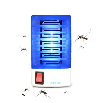 

2019 AC110V/220V Electric Mosquito Killer Lamp EU/US Plug Socket Mosquito Fly Bug Insect Trap Killer Light Zapper Night Light