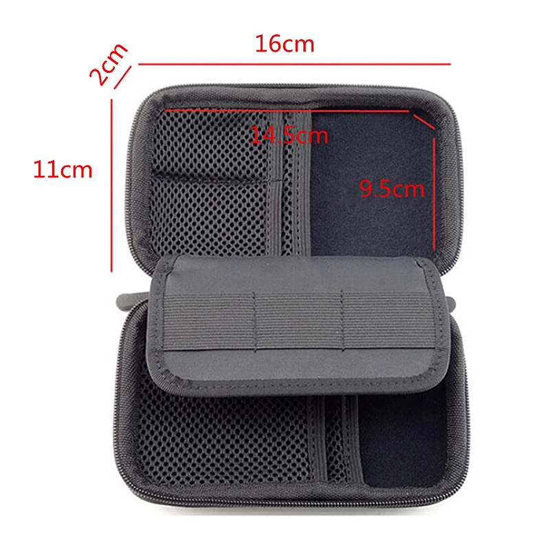 Electronic Accessory Travel USB Storage Bag Cable Insert Flash Drives Organizer For Easy Travel Portable Bags