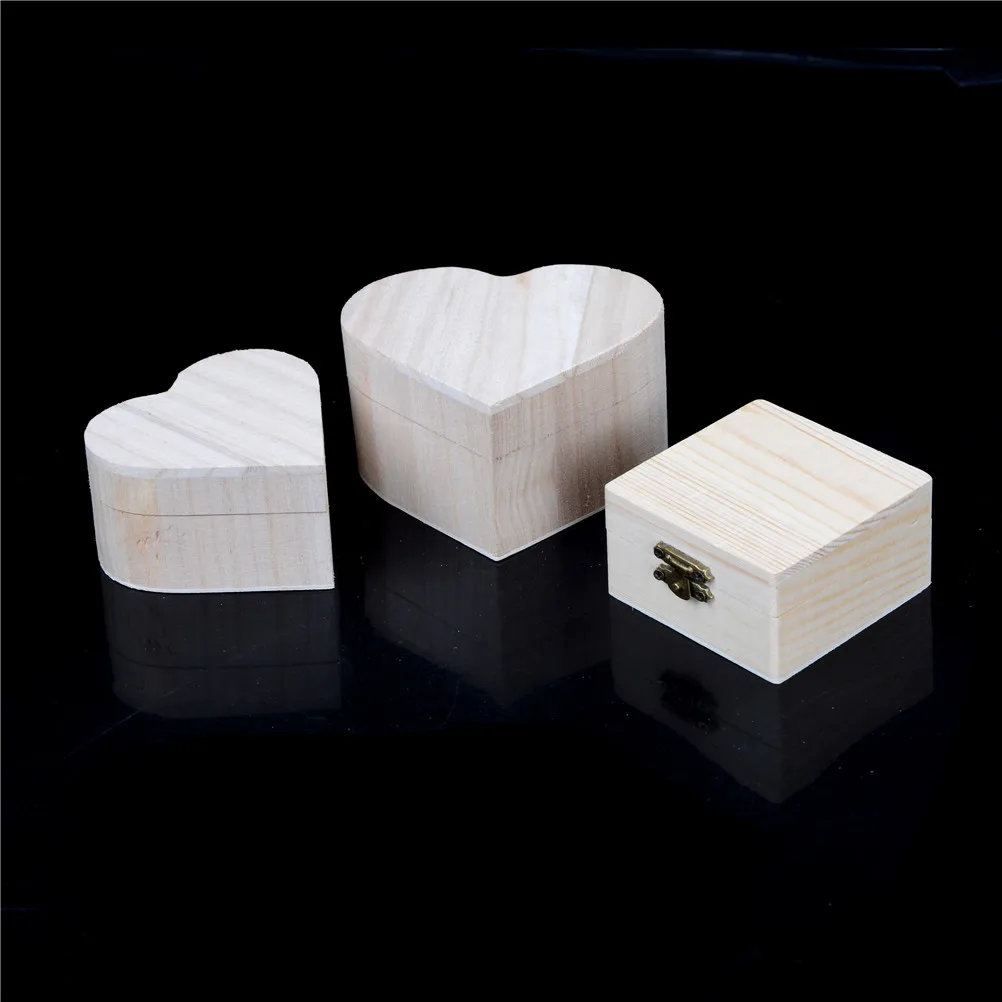 Portable Wooden Storage Boxes Heart Shape Wood Jewelry Box Wedding Gift Makeup Storage Bin Earrings Ring Organizer
Portable Wooden Storage Boxes Heart Shape Wood Jewelry Box Wedding Gift Makeup Storage Bin Earrings Ring Organizer