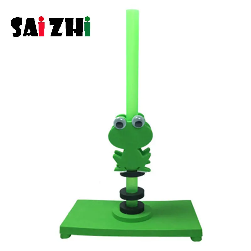Saizhi Model Diy Repulsive Force Jumping Frog Developing Intelligent STEM Toy Science Physics Experiments Birthday Gift
Saizhi Model Diy Repulsive Force Jumping Frog Developing Intelligent STEM Toy Science Physics Experiments Birthday Gift