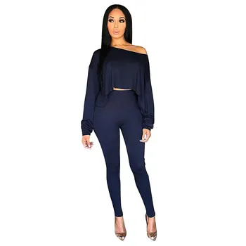 New Autumn Women Casual Solid Color Slash Neck Two Piece Set Short Top&Pencil Pants Simple Style Tracksuit
New Autumn Women Casual Solid Color Slash Neck Two Piece Set Short Top&Pencil Pants Simple Style Tracksuit