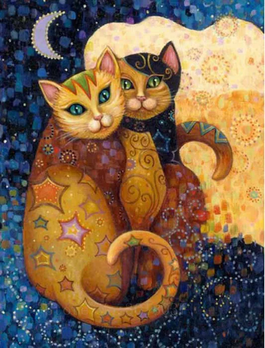 Diamond Embroidery Colorful Embroidered Cat Diy Diamond Painting Cross Stitch Full Square 3D Diamond Mosaic Decorative Stickers
Diamond Embroidery Colorful Embroidered Cat Diy Diamond Painting Cross Stitch Full Square 3D Diamond Mosaic Decorative Stickers