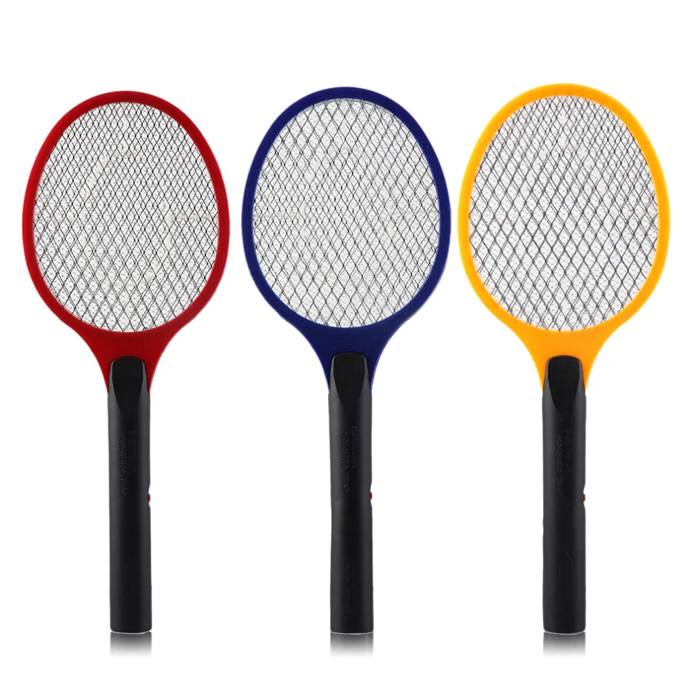

Net Dry Cell Hand Racket Electric Swatter Home Garden Pest Control Insect Bug Bat Wasp Zapper Fly Mosquito Killer