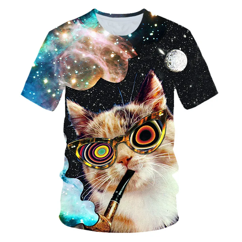 2019 summer funny sun kitten t-shirt women T-shirt Casual Unisex Funny 3D Print Animal Summer Short Sleeve T-Shirts
2019 summer funny sun kitten t-shirt women T-shirt Casual Unisex Funny 3D Print Animal Summer Short Sleeve T-Shirts