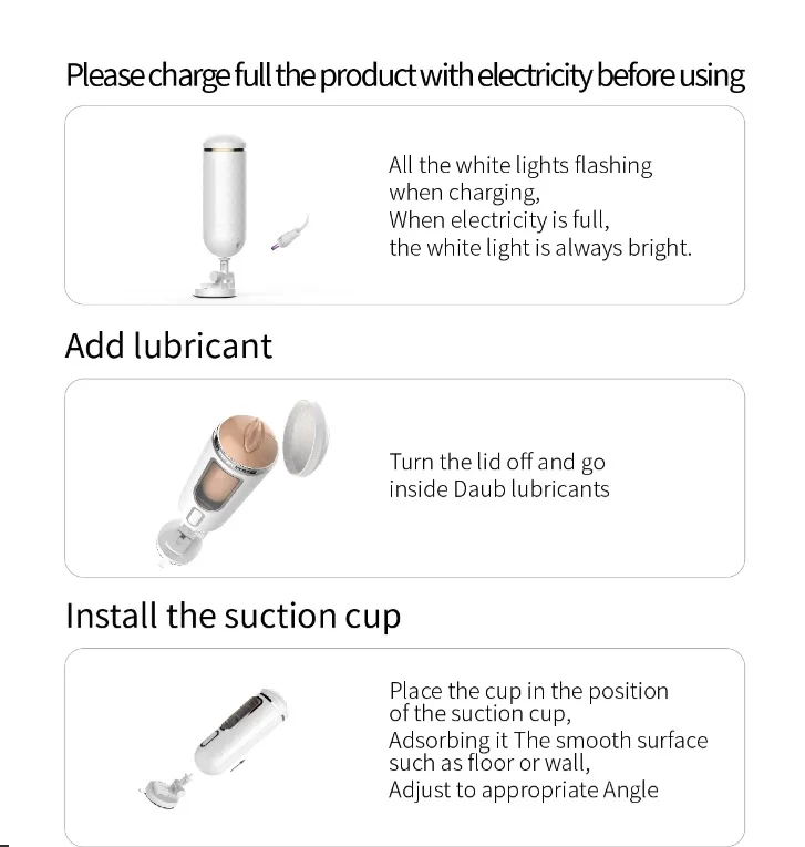 New Electric Male Masturbator Automatic Air Clip Sucking vibrator Voice hands free Sex Machine Penis Training toys for men 3