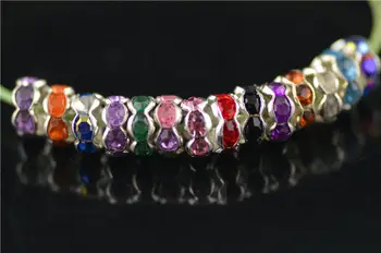 Free Shipping 500pcs Lot 8MM Mixed Crystal Spacer Metal Silver Plated Rhinestone Loose Beads For Jewelry Making
Free Shipping 500pcs Lot 8MM Mixed Crystal Spacer Metal Silver Plated Rhinestone Loose Beads For Jewelry Making
