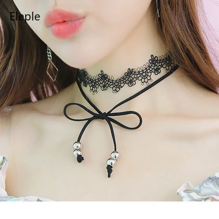 Eleple Korean Multi-layer Round Black Crystal Short Necklace Female Fashion Choker Short Clavicle Chain A8034
Eleple Korean Multi-layer Round Black Crystal Short Necklace Female Fashion Choker Short Clavicle Chain A8034