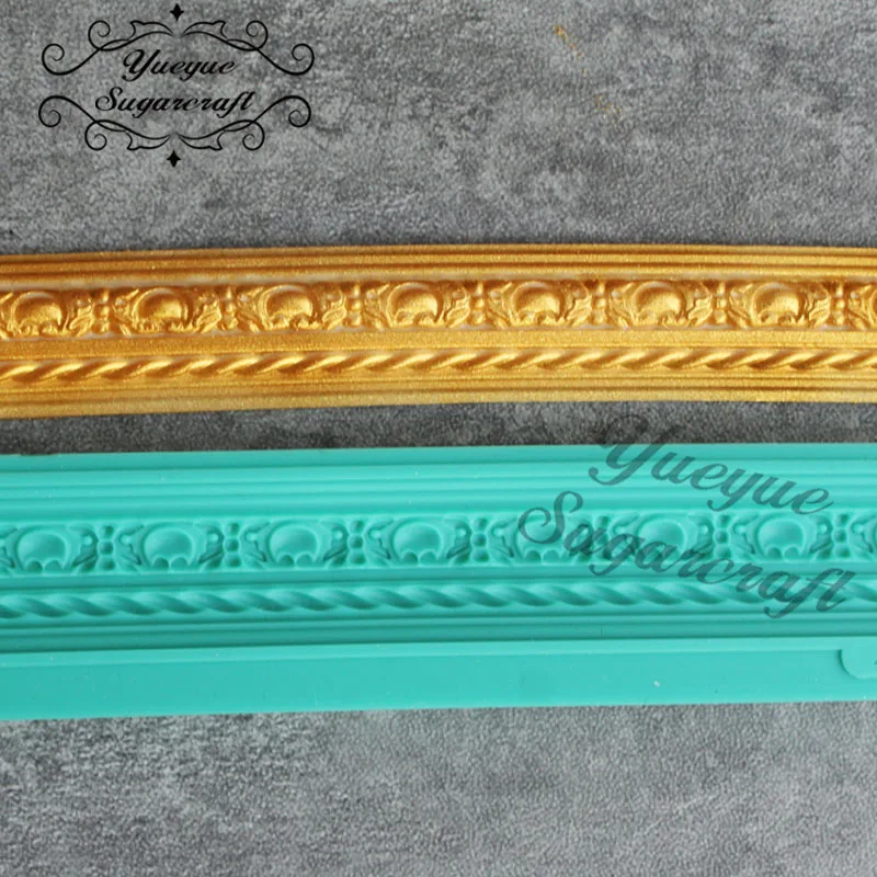 Yueyue Sugarcraft Newest Boder silicone mold fondant mold cake decorating tools chocolate gumpaste mold
Yueyue Sugarcraft Newest Boder silicone mold fondant mold cake decorating tools chocolate gumpaste mold