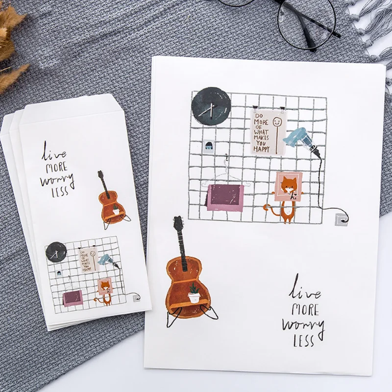 1 Set= 6 sheets letter paper+3 pcs envelope writing paper Lovely Real life Letter Envelope Stationery storage gift envelope
1 Set= 6 sheets letter paper+3 pcs envelope writing paper Lovely Real life Letter Envelope Stationery storage gift envelope