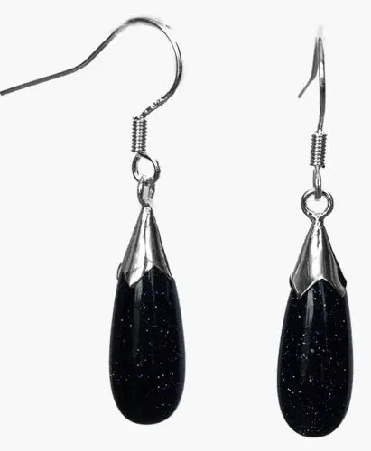 Hot sale new Style >>>>New Pair Blue Shiny Goldstone Drop &925 Sterling Silver Dangle Earrings
Hot sale new Style >>>>New Pair Blue Shiny Goldstone Drop &925 Sterling Silver Dangle Earrings