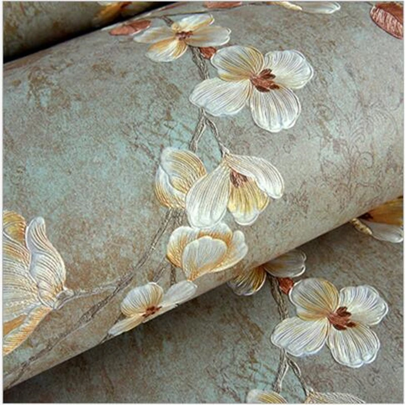 beibehang Plain AB version wallpaper of the American 3D stereoscopic non-woven wallpaper pastoral living room bedroom wallpaper
beibehang Plain AB version wallpaper of the American 3D stereoscopic non-woven wallpaper pastoral living room bedroom wallpaper