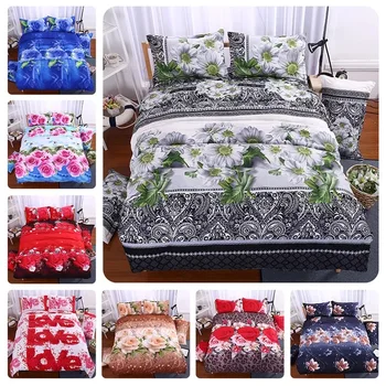 Fashion 3D rose active printing 4Pcs Bedding Set Duvet Cover bed sheet pillowcase hot sale four pieces twin/queen/king size
Fashion 3D rose active printing 4Pcs Bedding Set Duvet Cover bed sheet pillowcase hot sale four pieces twin/queen/king size