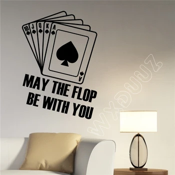 WXDUUZ Inspirational Quote Poker Wall Sticker Playing Cards Vinyl Decal Art Decor Home Decor Wall Sticker B102
WXDUUZ Inspirational Quote Poker Wall Sticker Playing Cards Vinyl Decal Art Decor Home Decor Wall Sticker B102