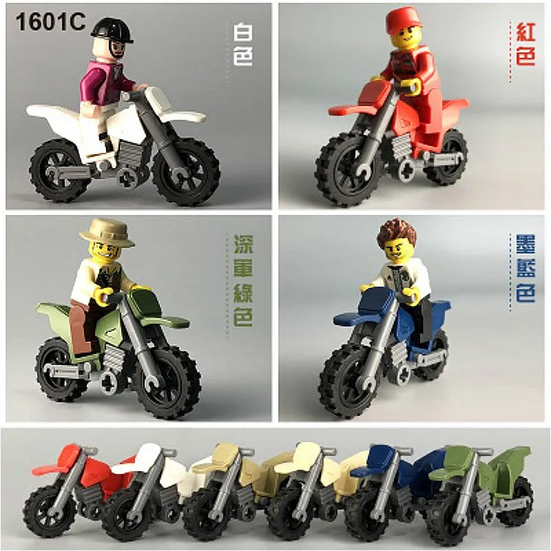 1pcs 12 Style Motorcycle Racing Six Colors Building Blocks Compatible Legoed City Figures Trucks Bricks Children Toys
1pcs 12 Style Motorcycle Racing Six Colors Building Blocks Compatible Legoed City Figures Trucks Bricks Children Toys