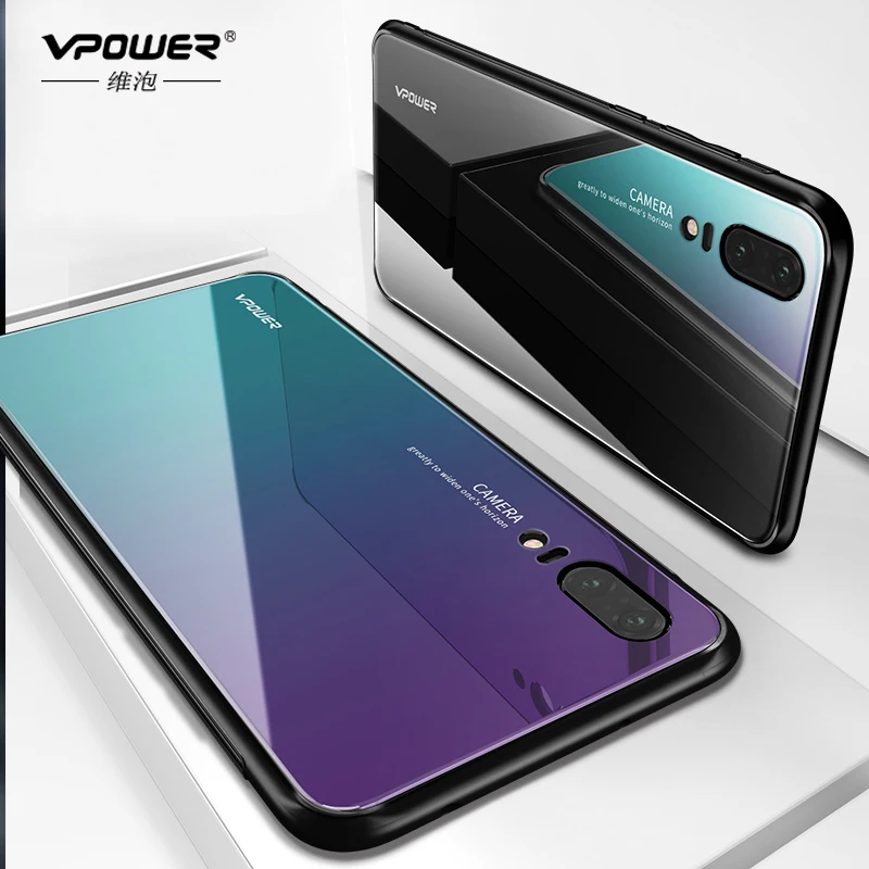 Vpower Gradient Aurora Tempered Glass Cases for Huawei P20 Case P20 Pro Case Colorful Smooth Back Protector Cover P 20 Pro Shell
Vpower Gradient Aurora Tempered Glass Cases for Huawei P20 Case P20 Pro Case Colorful Smooth Back Protector Cover P 20 Pro Shell