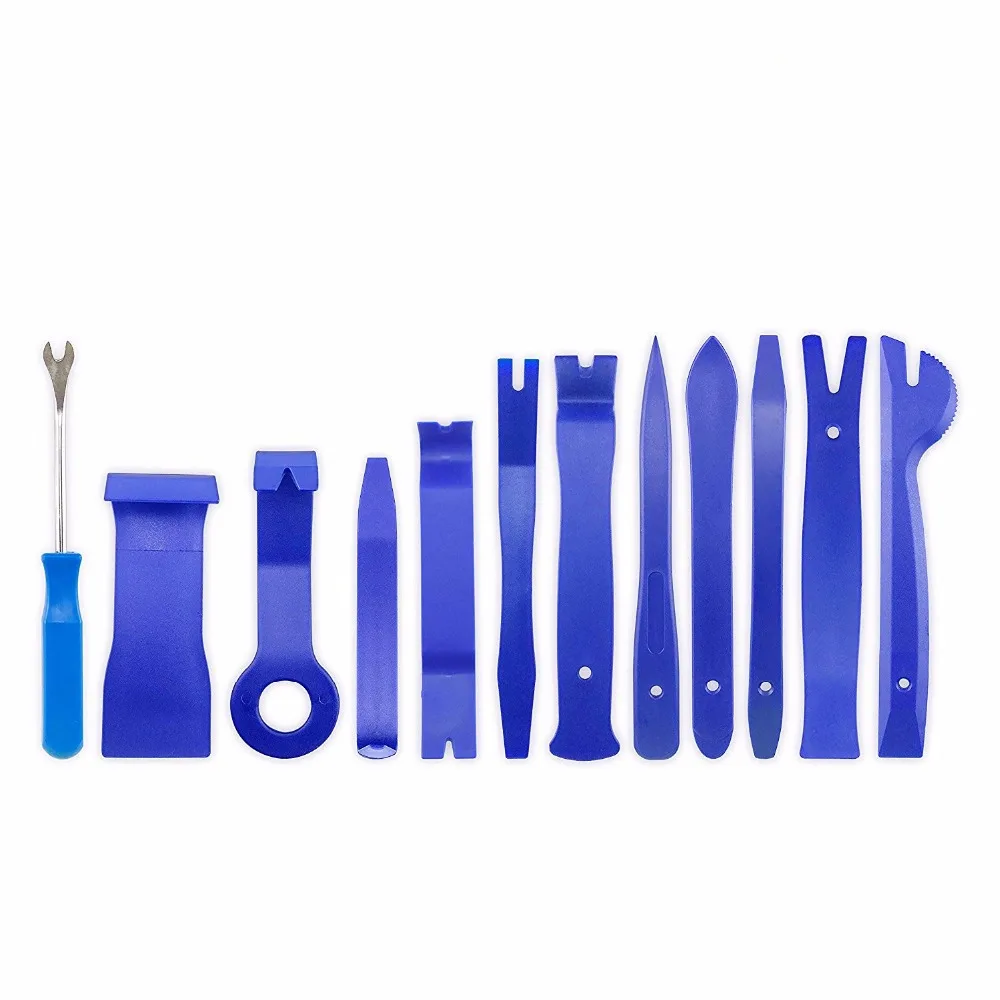 12Pcs/Set Car Radion Installation Tools Auto Trim Removal Kits Fastener & Clip Door Repair Hand Tool Set Pry Bar Scraper
12Pcs/Set Car Radion Installation Tools Auto Trim Removal Kits Fastener & Clip Door Repair Hand Tool Set Pry Bar Scraper