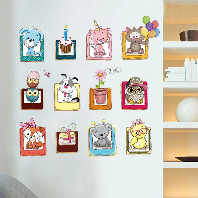 Cute Animal DIY Wall Stickers Home Decor Flower Balloons Wallpaper for Kids Room Decor Decals Best Price
Cute Animal DIY Wall Stickers Home Decor Flower Balloons Wallpaper for Kids Room Decor Decals Best Price