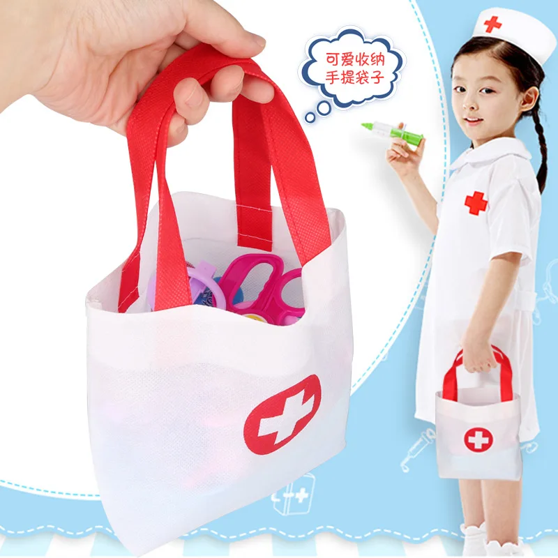 New children's puzzle play house boy and girl doctor toy accessories simulation portable nurse medicine bag storage bag
New children's puzzle play house boy and girl doctor toy accessories simulation portable nurse medicine bag storage bag