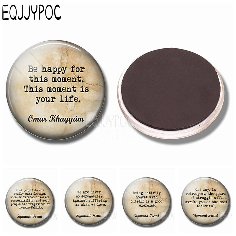 O. Hayam S. Freud Quote Glass Message Fridge Magnet Letters 30MM Round Crystal Magnetic Refrigerator Stickers Whiteboard Magnets
O. Hayam S. Freud Quote Glass Message Fridge Magnet Letters 30MM Round Crystal Magnetic Refrigerator Stickers Whiteboard Magnets