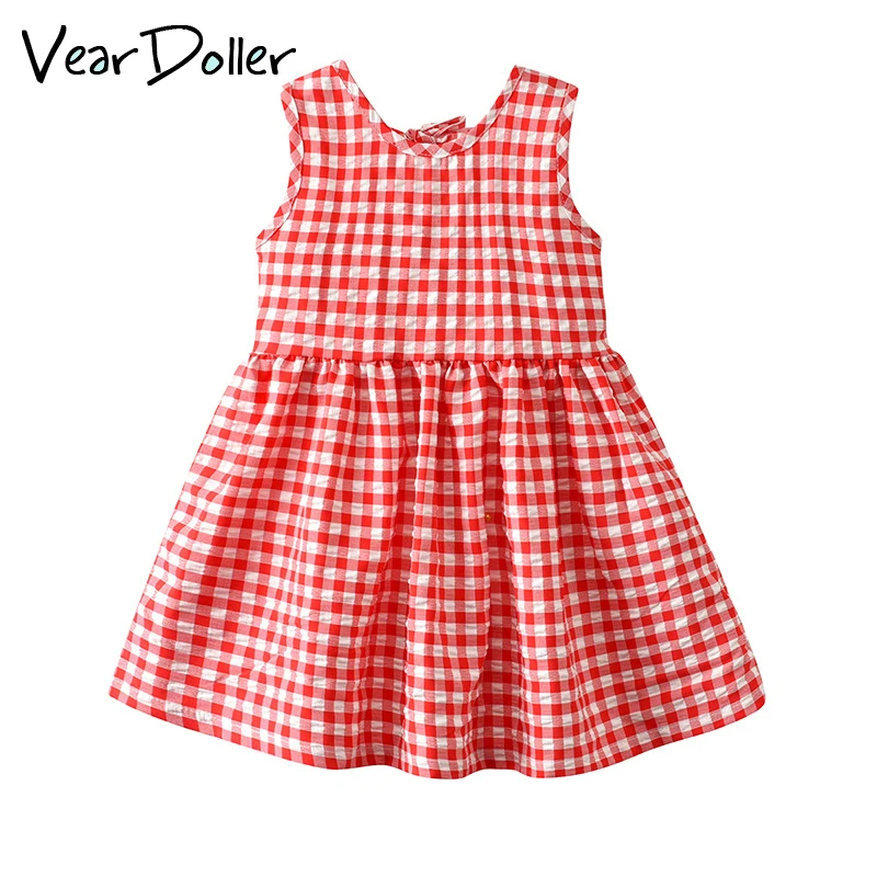 VearDoller Girls Casual Dress 2019 New Summer Sleeveless Kids Plaid Dresses for Girl Bowknot Decoration Fashion Children's Dress
VearDoller Girls Casual Dress 2019 New Summer Sleeveless Kids Plaid Dresses for Girl Bowknot Decoration Fashion Children's Dress
