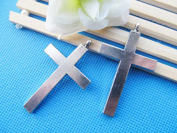 20pcs Heavy Good Quality Silver Tone Straight Blank Thick Cross Pendant Charm/Finding,DIY Jewelry Making Accessory CR0006
20pcs Heavy Good Quality Silver Tone Straight Blank Thick Cross Pendant Charm/Finding,DIY Jewelry Making Accessory CR0006