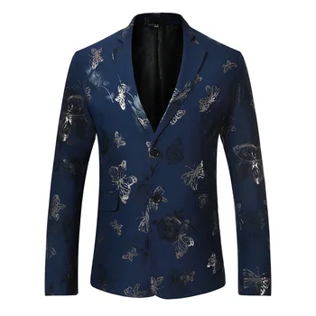 Trendy men's new fashion British wind printing suit autumn and winter clothing men's single-breasted small suit Formal wild
Trendy men's new fashion British wind printing suit autumn and winter clothing men's single-breasted small suit Formal wild