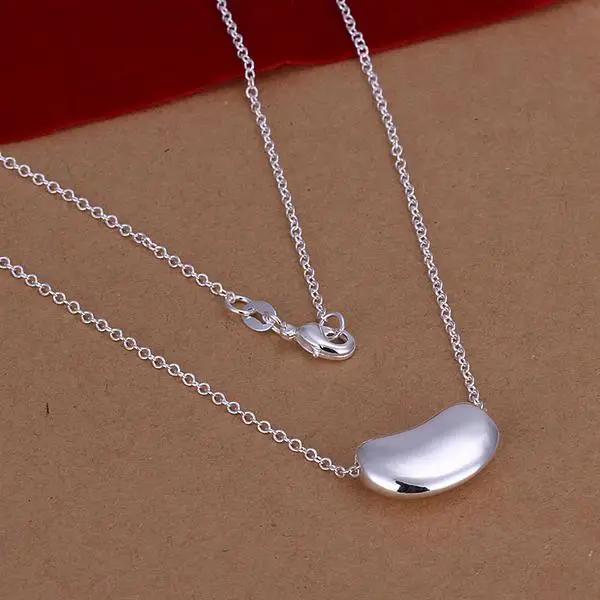 N108 Wholesale Fashion silver plated jewelry fine chain pendant necklace lady gift classic hot women cz | Украшения и аксессуары