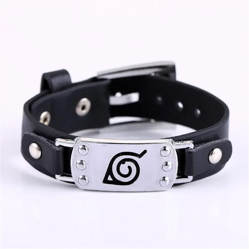Anime Naruto Leaf Village Mark Badge Alloy PU Leather Wristband Bracelet cosplay prop A791
Anime Naruto Leaf Village Mark Badge Alloy PU Leather Wristband Bracelet cosplay prop A791