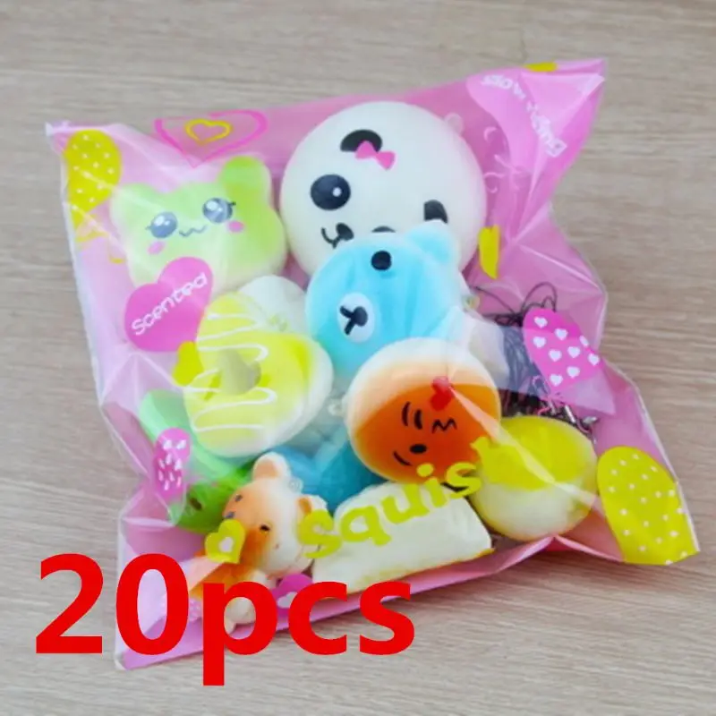 M89CNew 20Pcs Squishy Cake Panda Bread Donut Keychain Slow Rising Squishy Toys Food
M89CNew 20Pcs Squishy Cake Panda Bread Donut Keychain Slow Rising Squishy Toys Food